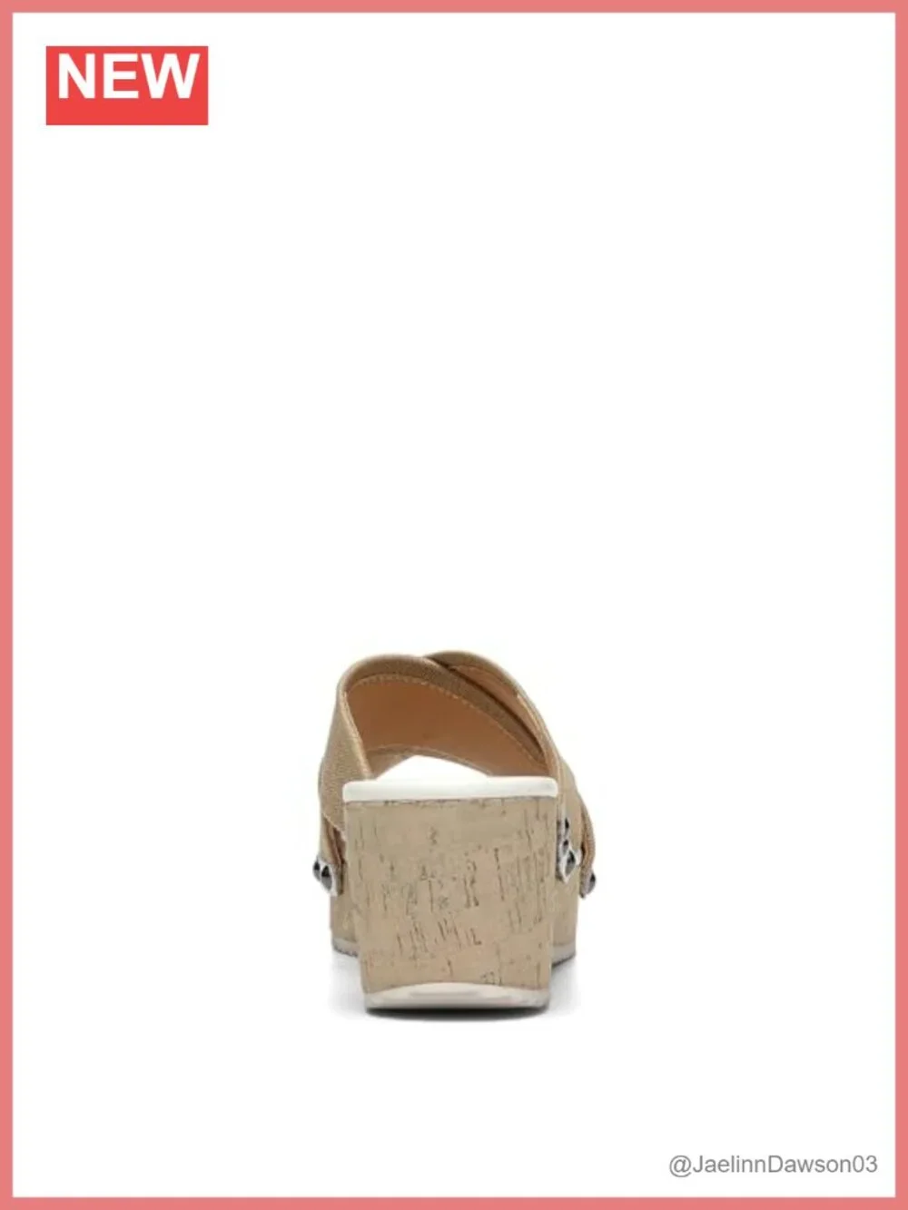 Women's Wedge Sandals Cork Platform Memory Foam Slip On